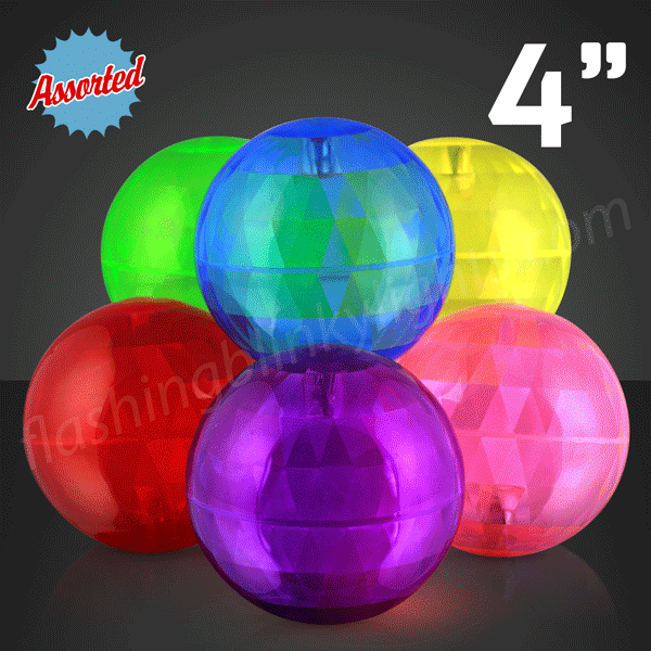 Assorted Glow Stick Party Favors, 6 Packs Each with Light Up Spinner and 2 Glow Bouncy Balls