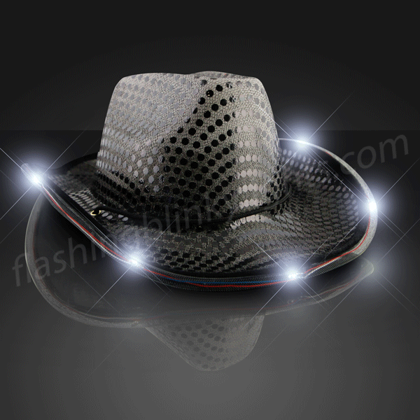 light up cowgirl hat