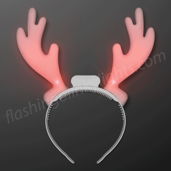 flashing reindeer headband