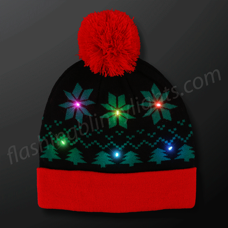 light up knit hat